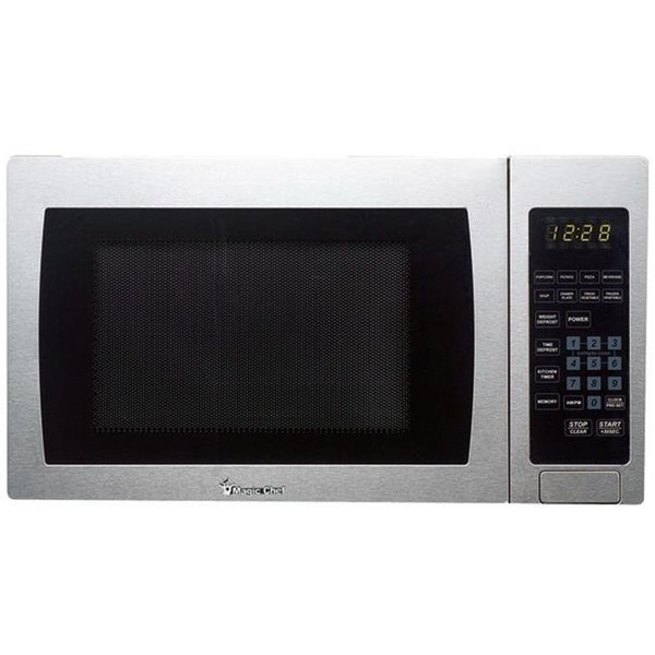 Magic Chef Magic Chef MCM990ST 900 watt Microwave with Digital Touch - Stainless Steel; Metallic - 0.9 Cu ft MCM990ST